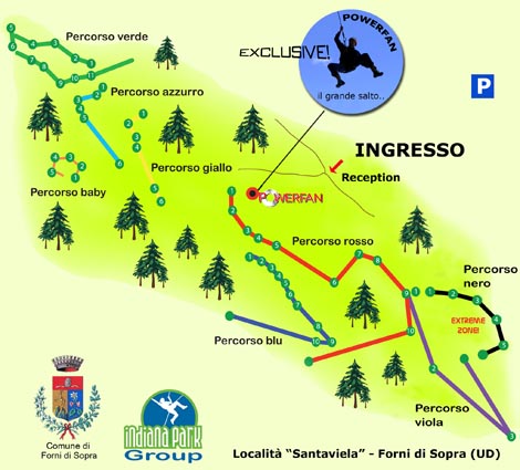 MAPPA DEI PERCORSI MAPPA DEI PERCORSI