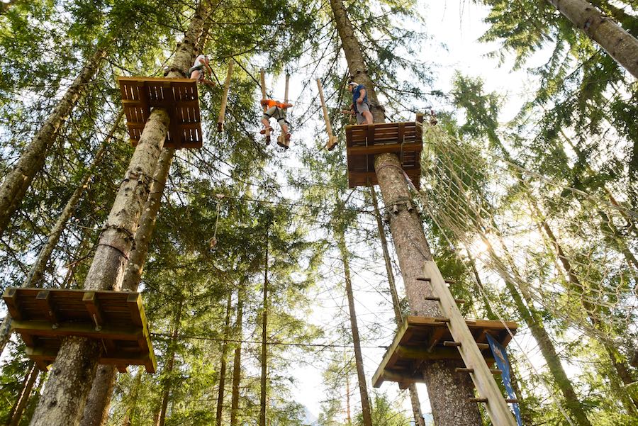 adventure park forni di sopra dolomiti