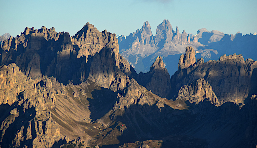 spettacolare vista dal monte pramaggiore