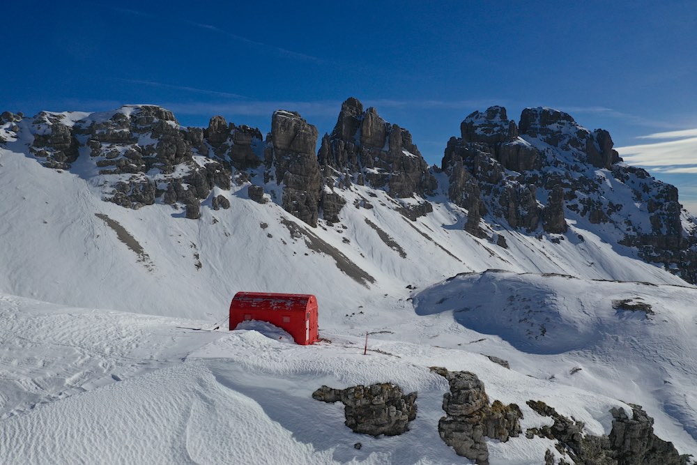 bivacco marchi granzotto monfalconi dolomiti forni di sopra