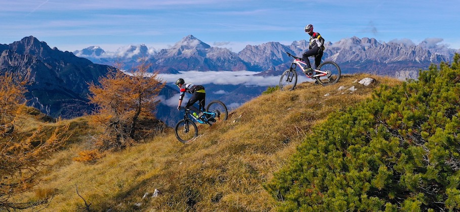 gravity bike simon forni di sopra - dolomiti