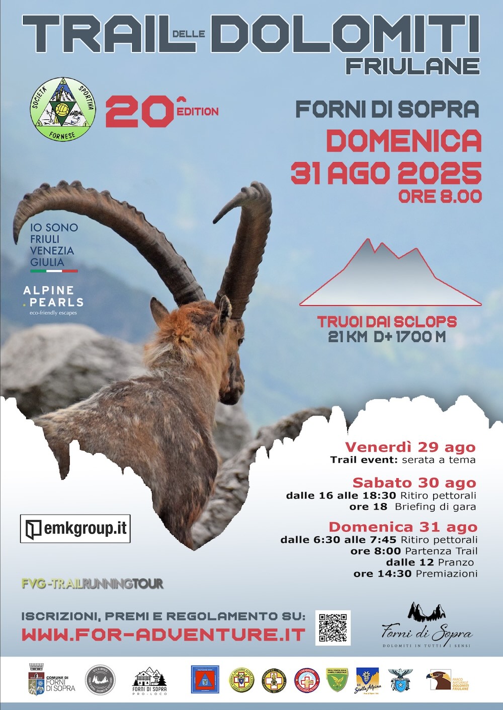 locandina trail dolomiti fornidisopra 2025