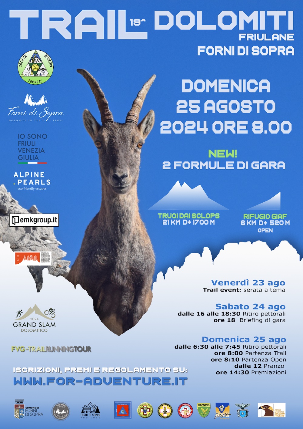 locandina trail dolomiti friulane 2024