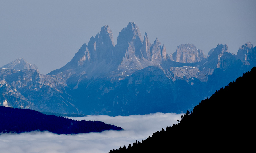 panoramica tre cime di lavaredo da forni di sopra