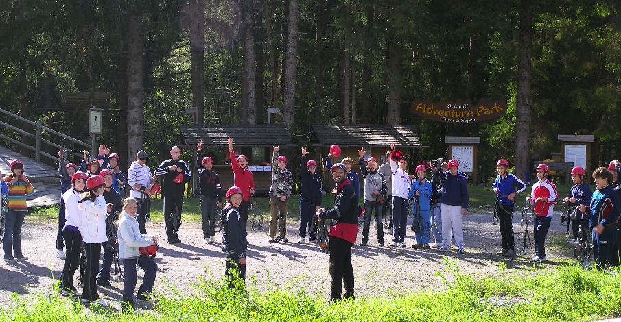 Avventure di gruppo al Dolomiti Adventure Park - Scuole