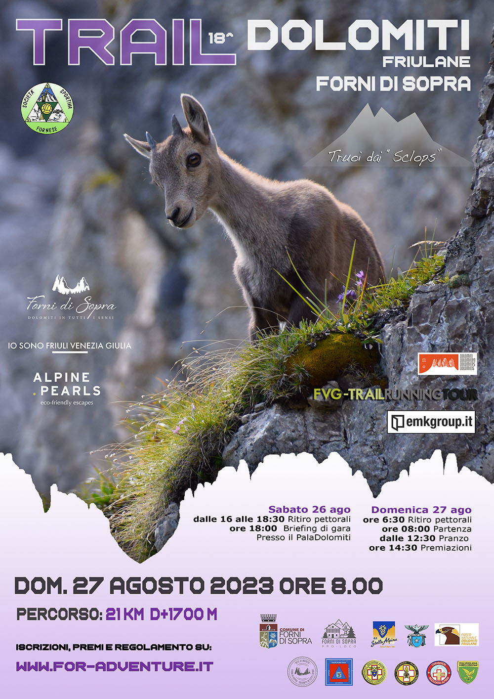 programma trail dolomiti friulane