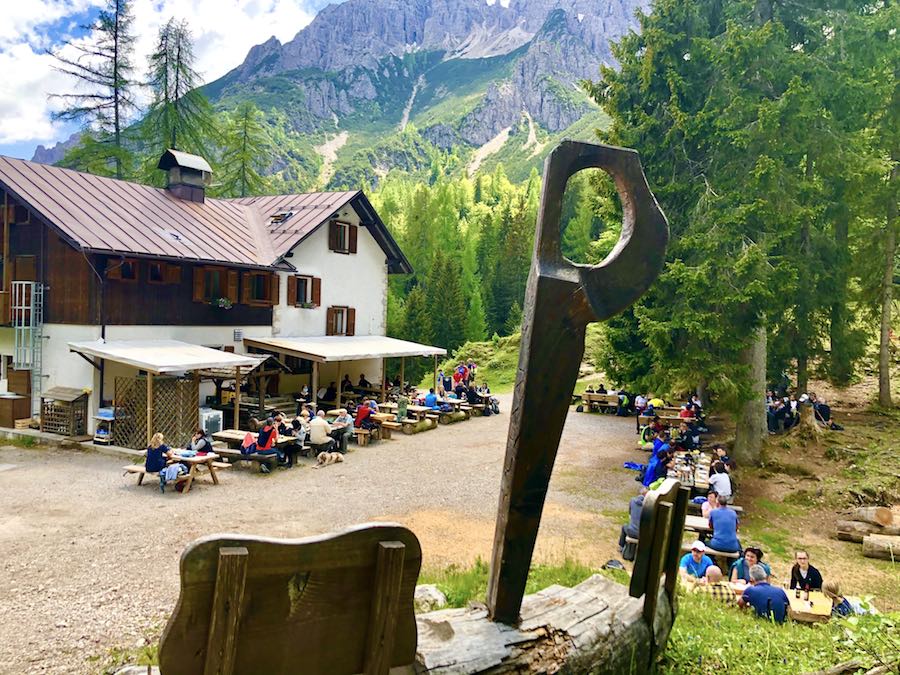 rifugio giaf dolomiti