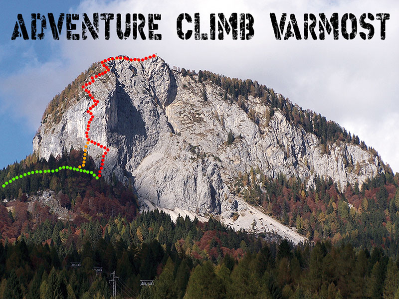 Ferrata Varmost forni di sopra