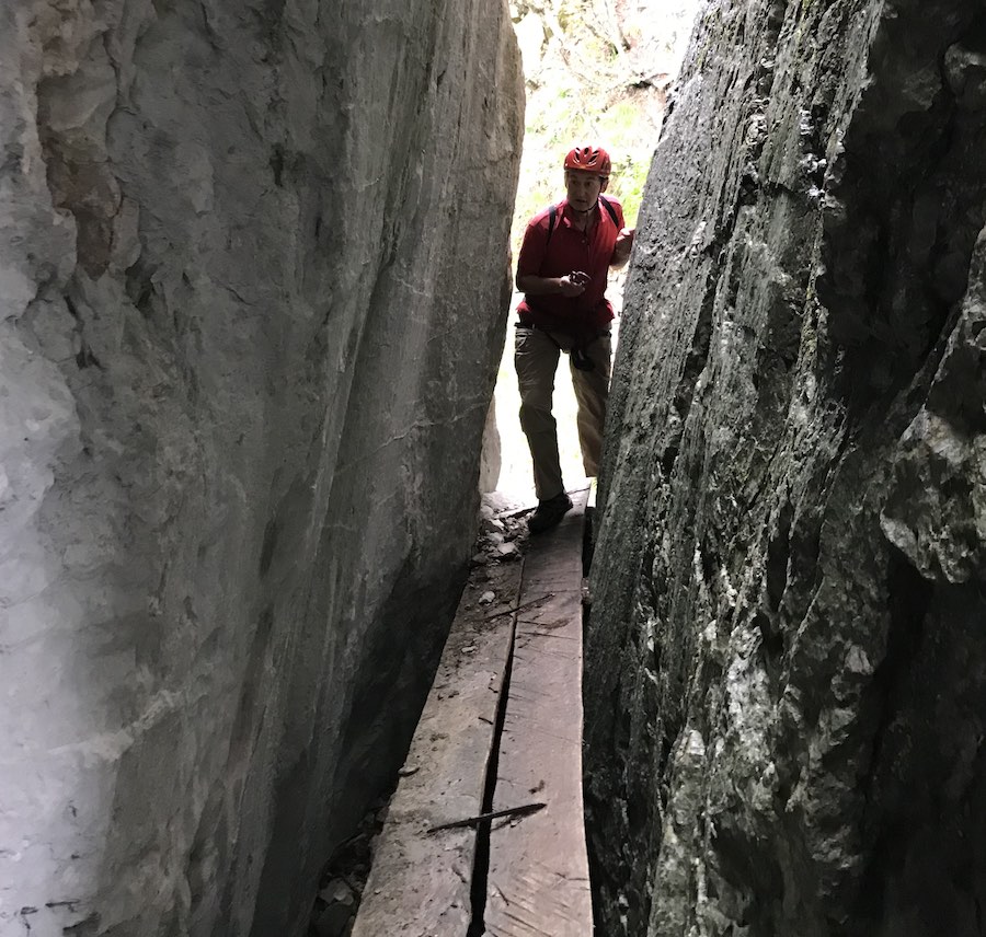 ferrata varmost fessura iniziale