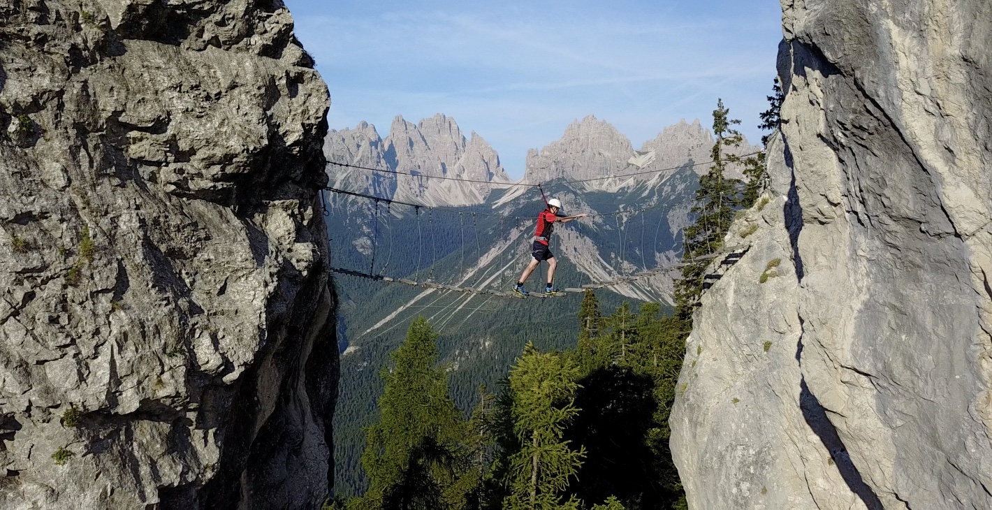 ferrata varmost ponte sospeso