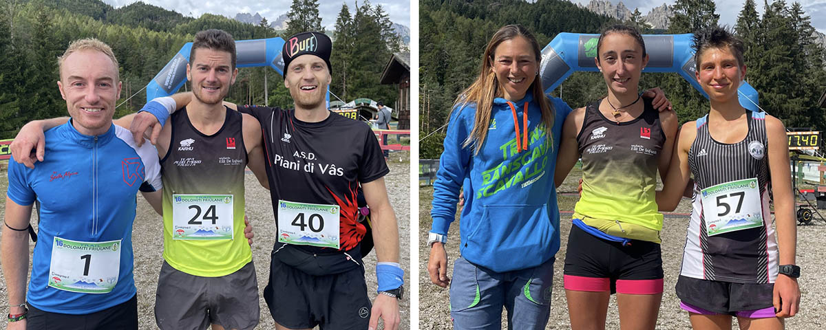 vincitori trail dolomiti 2021