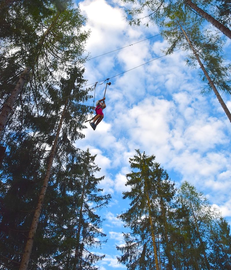 zip line dolomiti adventure park